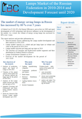 Рынок ламп в РФ в 2010-2014 гг. и прогноз его развития до 2020 года 