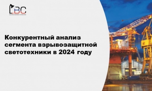 Конкурентный анализ сегмента взрывозащитной светотехники в 2024 г.