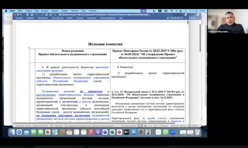 Запись вебинара «Обновлённые правила ОМС–2025: ключевые изменения для медицинских организаций и практика адаптации»